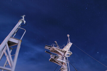 telescope at night