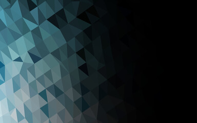 Light BLUE vector low poly cover.
