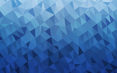 Light BLUE vector polygon abstract backdrop.