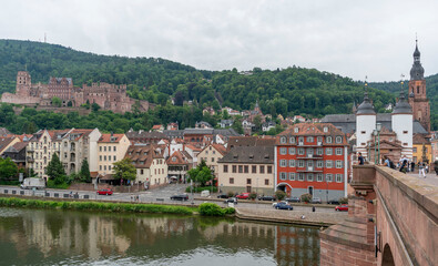 Fototapeta na wymiar Heidelberg city view