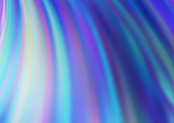 Fototapeta premium Light BLUE vector background with bubble shapes.