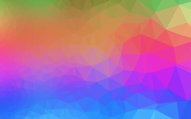 Light Multicolor, Rainbow vector blurry triangle texture.