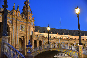 Plaza de Espana in Seville, Spain