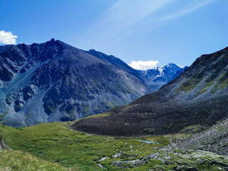 Fototapeta na wymiar Valleys of the Altai mountains