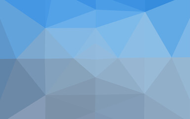 Fototapeta premium Light BLUE vector abstract mosaic backdrop.