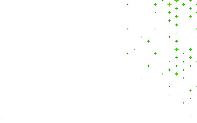 Light Green vector layout with bright stars.
