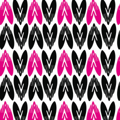 
Pattern in two colors black and red. The palms in prayer form the heart. Wallpaper. A symbol of the unity of all races of peoples and genders. Love.