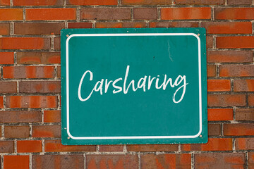 Schild Carsharing