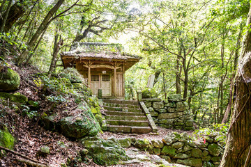 長崎県諫早市　富川渓谷（富川万年の森）　お堂