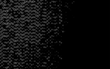 Light Silver, Gray vector cover with spots.