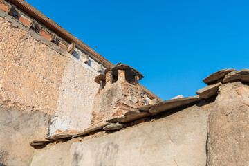 abandoned farmhouse in southern Spain