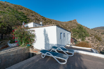 abandoned farmhouse in southern Spain