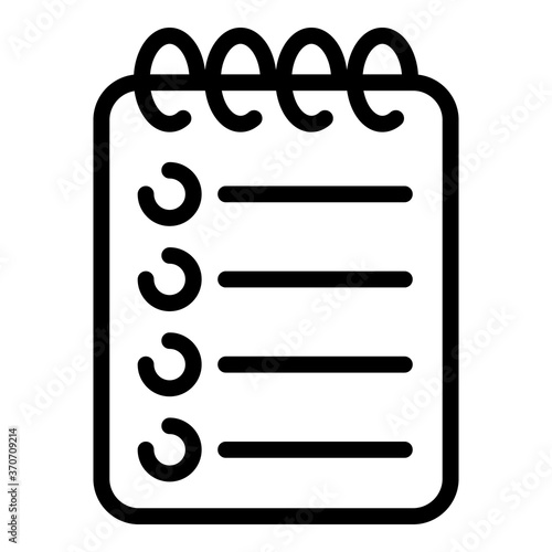 Notepad Icon Outline Notepad Vector Icon For Web Design Isolated On White Background Wall Mural Ylivdesign Notepad Icon Outline Notepad Vector Icon For Web Design Isolated On White Background Wall Mural Ylivdesign
