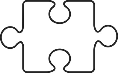  Jigsaw puzzle or teamwork concept flat vector icon for apps and websites