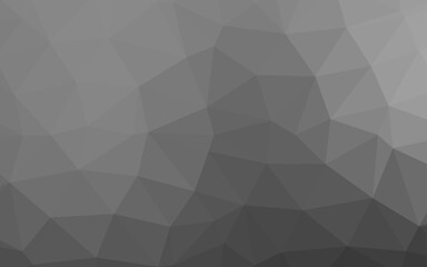 Light Silver, Gray vector low poly texture.