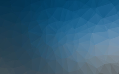 Dark BLUE vector blurry triangle texture.