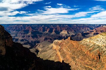 Fototapeta na wymiar The South Rim, access to the Grand Canyon