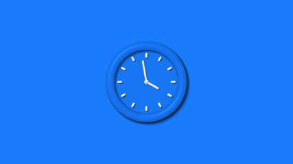 12 hours 3d wall clock icon,3d wall clock icon