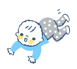 ハイハイする赤ちゃん