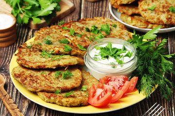 Draniki - a national dish of Belarus
