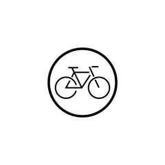 Bicycle Icon Vector Design  Template