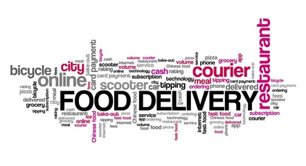 Food delivery text