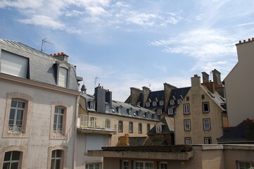 Fototapeta na wymiar Saint Malo in der Bretagne/Frankreich