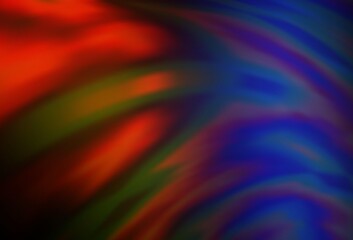 Dark Blue, Red vector abstract blurred background.