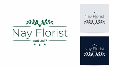 logo template for florist. rose flower logo inspiration .suitable for boutique, spa, salon, beauty, botanical, florist and cosmetic. .vector illustration