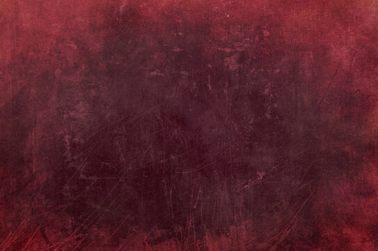 Scraped red grungy background