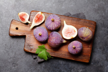 Ripe sweet figs