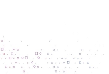 Light Multicolor, Rainbow vector background with circles, rectangles.