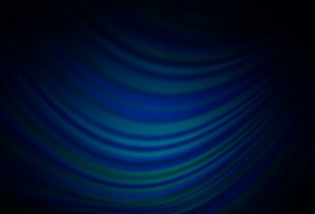 Obraz premium Dark BLUE vector template with bent lines.