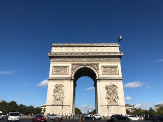 Fototapeta na wymiar arc de triomphe paris france