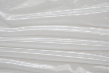 Obraz premium White plastic film wrap texture background