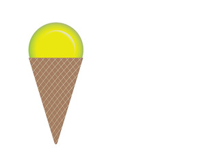 Eist&uuml;te auf Wei&szlig;em Hintergrund.