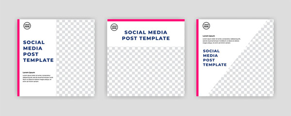 Modern Social Media banner template can be edited. Anyone can use this design easily. Promotional web banners for social media. Elegant sale and discount promo - Vector.