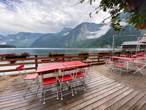 Restaurant in Hallstatt in &Ouml;sterreich
