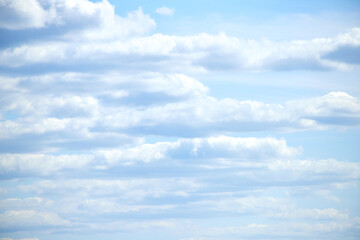 Beautiful clouds in blue sky sunny weather