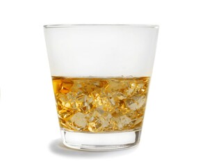 Glass of Whiskey and Ice