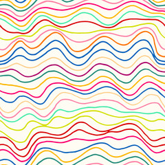 Seamless abstract hand drawn pattern