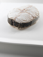  Merluza  cruda fresca, preparada para cocinar 