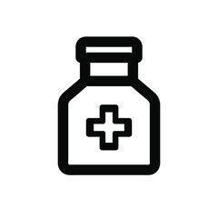 Medicine hospital icon set. Healthcare symbol vector collection.