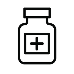 Medicine hospital icon set. Healthcare symbol vector collection.