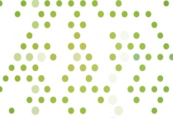 Light Green, Yellow vector cover with spots.