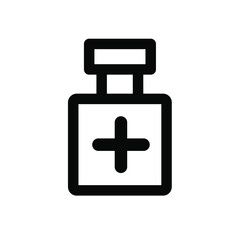 Medicine hospital icon set. Healthcare symbol vector collection.