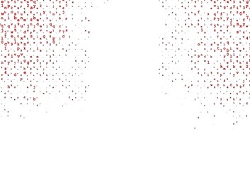 Light Blue, Red vector texture with ABC characters.