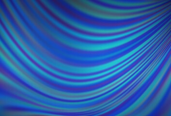 Fototapeta premium Light BLUE vector template with liquid shapes.