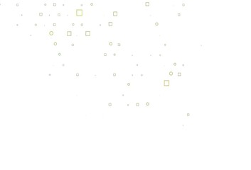 Obraz premium Light Green vector layout with circle spots, cubes.