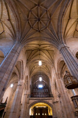 Nuestra Señora de la Asuncion y del Manzano church, Historic quarter, Hondarribia town, Txingudi bay, Jaizkibel Mountain range,  Gipuzkoa province, Basque Country, Spain, Europe